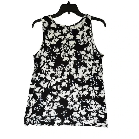 Simply Vera Vera Wang Top Blouse Women's Medium Black & White Pullover - Picture 2 of 5